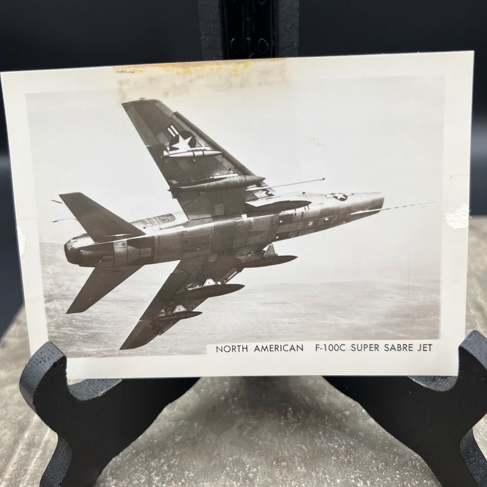 Lot 5 Vintage USAF Aircraft Photos F-100C B-36D F-84F B-29 Military Aviation B&W
